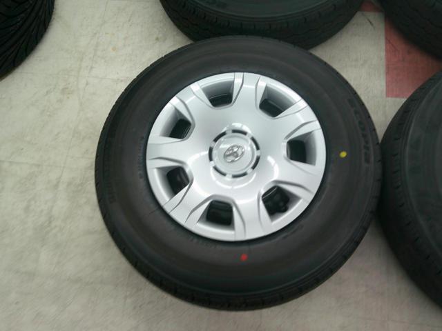 【トヨタ純正】 TOYOTA ハイエース200系 純正スチールホイール+BRIDGESTONE ECOPIA RD613