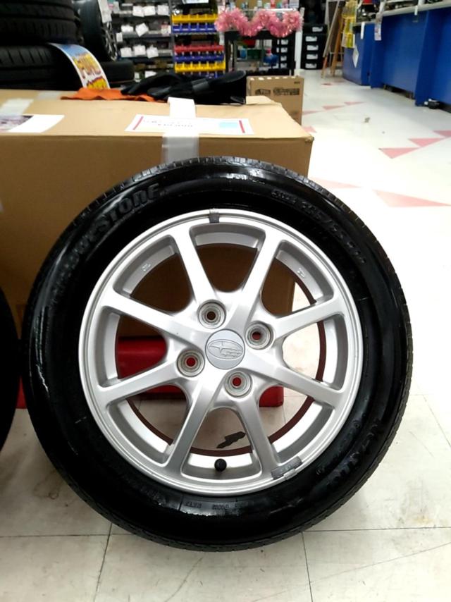 【スバル純正】 サンバー純正ホイール + 【BRIDGESTONE】NEXTRY
