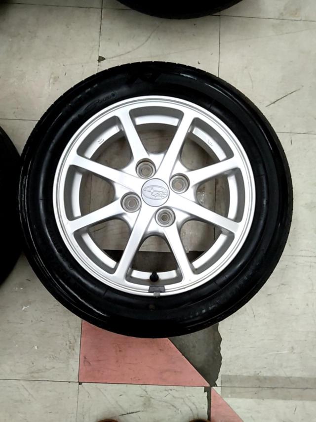 【スバル純正】 サンバー純正ホイール + 【BRIDGESTONE】NEXTRY
