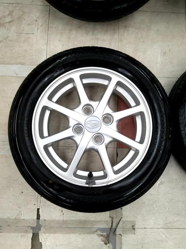【スバル純正】 サンバー純正ホイール + 【BRIDGESTONE】NEXTRY