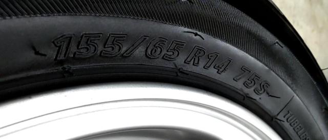 【スバル純正】 サンバー純正ホイール + 【BRIDGESTONE】NEXTRY