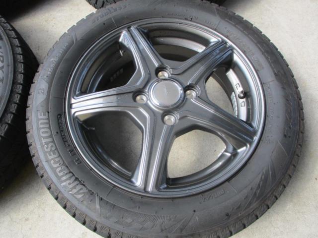 BRIDGESTONE TOPRUN VR5 +  BLIZZAK VRX3 155/65R14