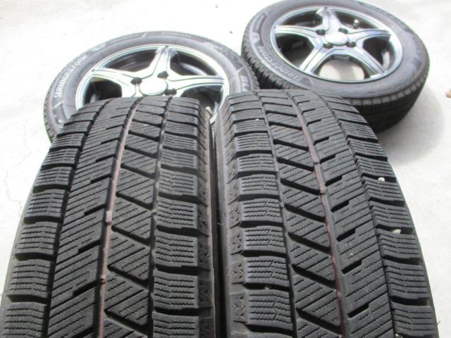 BRIDGESTONE TOPRUN VR5 +  BLIZZAK VRX3 155/65R14