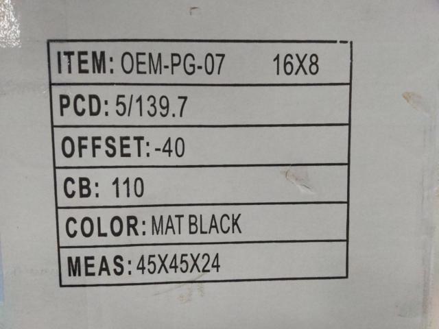 スチールホイール OEM-PG-07