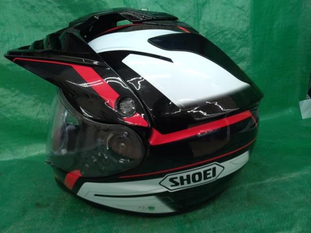 【SHOEI】HONET ADV SEEKER サイズXL ピンロック付き 黒/赤