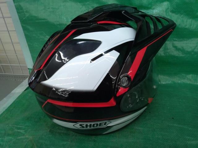 【SHOEI】HONET ADV SEEKER サイズXL ピンロック付き 黒/赤
