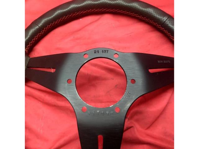 【NARDI】Deep Corn 35 Black / black spokes ディープコーンステアリング 350mm
