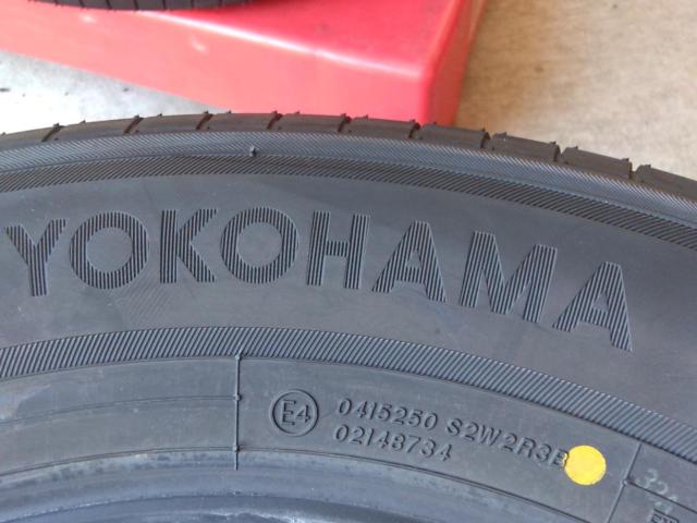 新車外し 【YOKOHAMA】ADVAN V61 225/65R17 2本セット