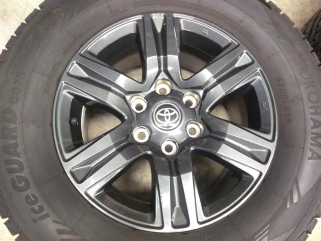 【トヨタ純正】ハイラックス/GUN125 Zグレード後期 ホイール+【YOKOHAMA】 iceGUARD SUV G075 265/65R17 112Q