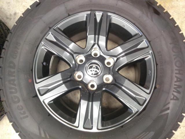 【トヨタ純正】ハイラックス/GUN125 Zグレード後期 ホイール+【YOKOHAMA】 iceGUARD SUV G075 265/65R17 112Q