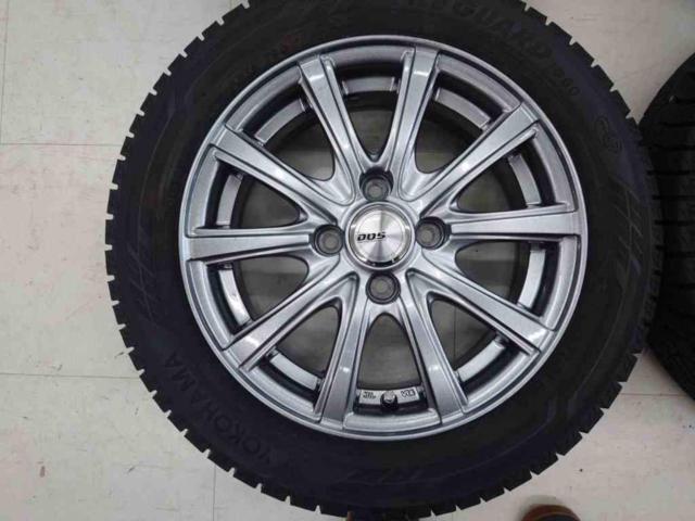BADX(バドックス) D.O.S.(ディーオーエス)    + YOKOHAMA(ヨコハマ) iceGUARD iG60 165/65R14 100-4H 4本セット