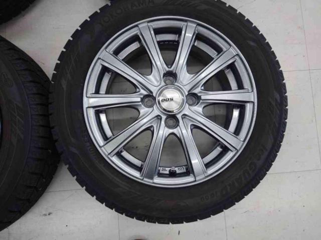 BADX(バドックス) D.O.S.(ディーオーエス)    + YOKOHAMA(ヨコハマ) iceGUARD iG60 165/65R14 100-4H 4本セット