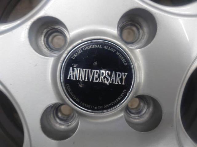 【2026年製造!】メーカー不明 ANNIVERSARY  + BRIDGESTONE(ブリヂストン) BLIZZAK VRX3 155/65R14 100-4H 4本セット