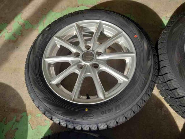 【2026年シリアル!】BRIDGESTONE ECO FORME SE-15 + YOKOHAMA iceGUARD iG70 195/60R16 114.3-5H 4本セット