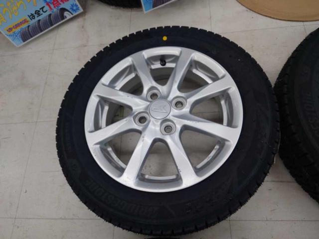 ダイハツ純正(DAIHATSU)  ムーヴ純正ホイール  + BRIDGESTONE(ブリヂストン) BLIZZAK VRX3 155/65R14 100-4H