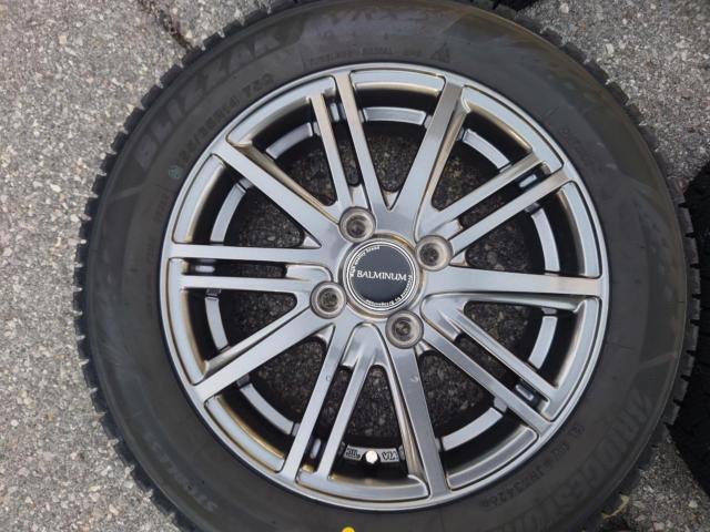 BRIDGESTONE(ブリヂストン) BALMINUM(バルミナ)    + BRIDGESTONE(ブリヂストン) BLIZZAK VRX3 155/65R14 4本セット