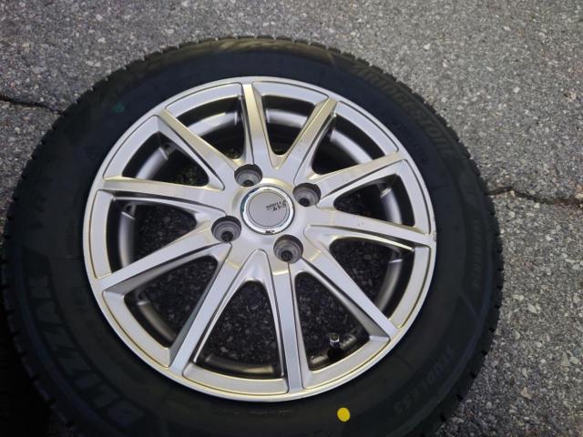 TOPY(トピー) SIBILLA NEXT(シビラネクスト) GS-5   + BRIDGESTONE(ブリヂストン) BLIZZAK VRX3 155/65R14 4本セット