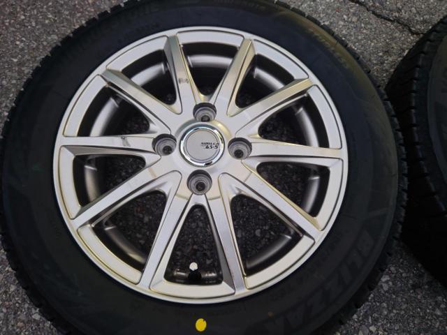 TOPY(トピー) SIBILLA NEXT(シビラネクスト) GS-5   + BRIDGESTONE(ブリヂストン) BLIZZAK VRX3 155/65R14 4本セット