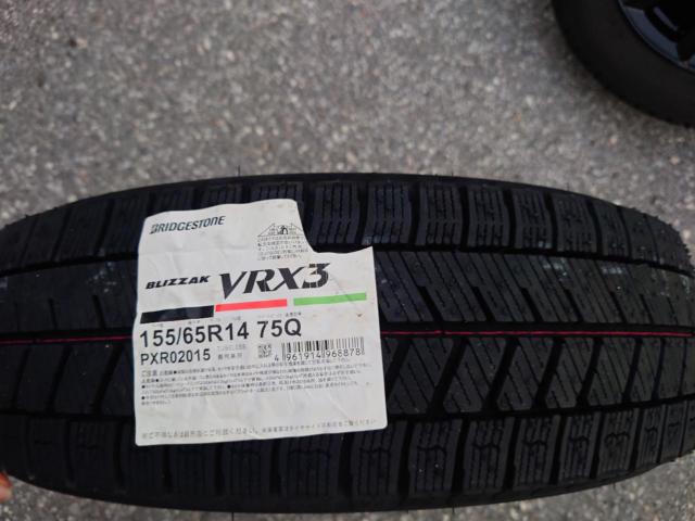 TOPY(トピー) SIBILLA NEXT(シビラネクスト) GS-5   + BRIDGESTONE(ブリヂストン) BLIZZAK VRX3 155/65R14 4本セット