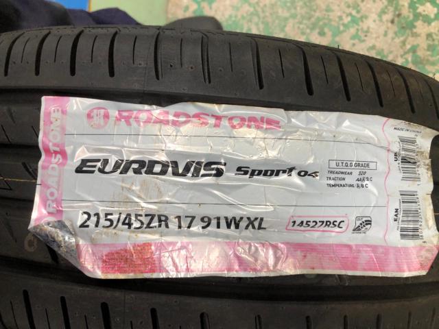 ENKEI Racing Revolution NT03RR  + ロードストーン EUROVIS Sport 04