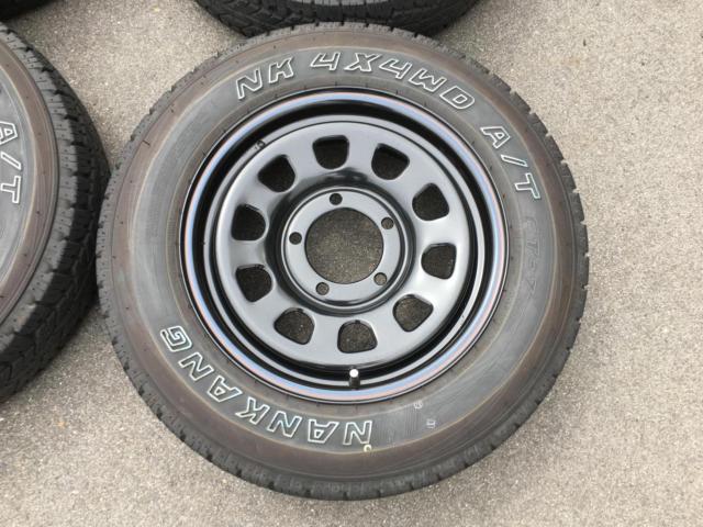 メーカー不明 DAYTONA スチールホイール   + NANKANG 4x4 WD A/T