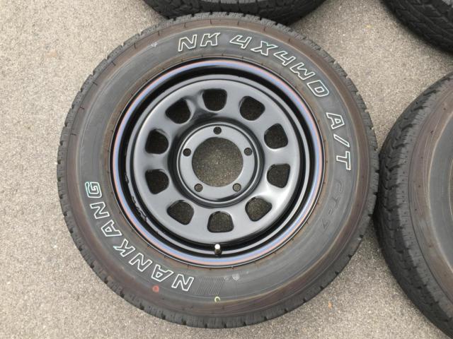 メーカー不明 DAYTONA スチールホイール   + NANKANG 4x4 WD A/T