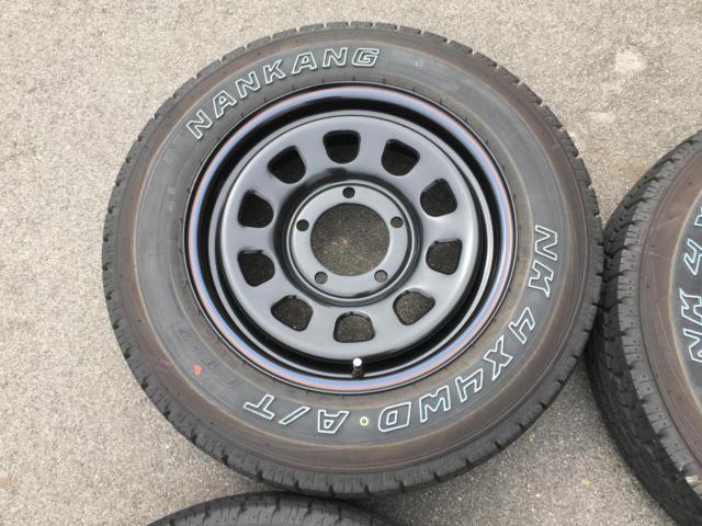 メーカー不明 DAYTONA スチールホイール   + NANKANG 4x4 WD A/T