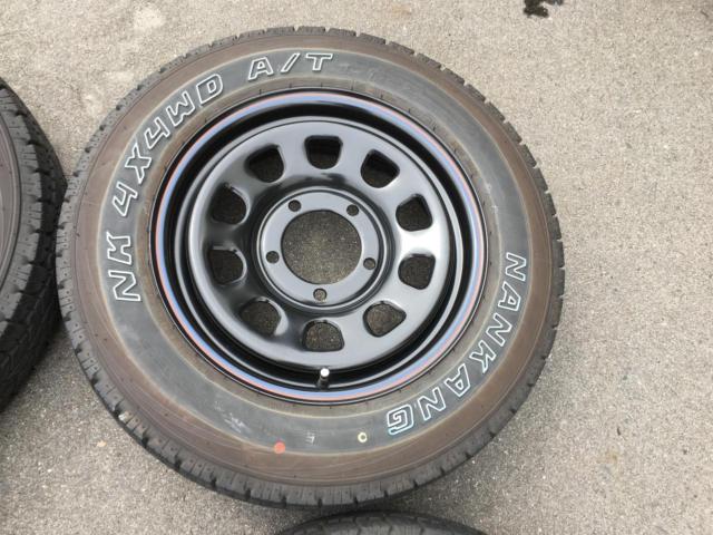 メーカー不明 DAYTONA スチールホイール   + NANKANG 4x4 WD A/T