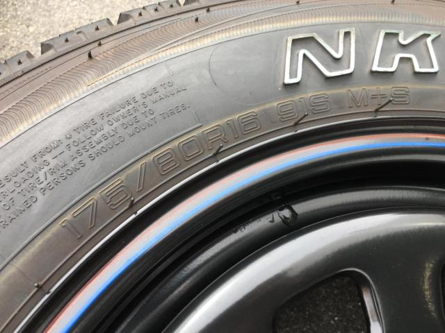 メーカー不明 DAYTONA スチールホイール   + NANKANG 4x4 WD A/T