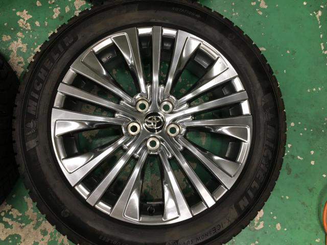 トヨタ 80系 ハリアー Zグレード 純正 ホイール   + MICHELIN X-ICE SNOW