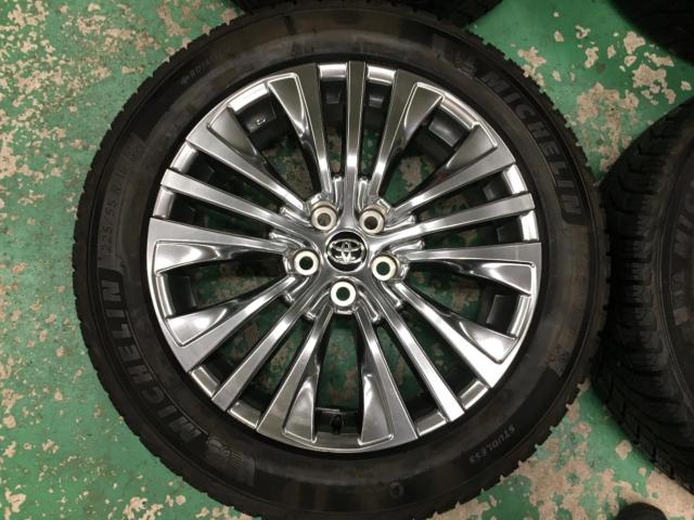 トヨタ 80系 ハリアー Zグレード 純正 ホイール   + MICHELIN X-ICE SNOW
