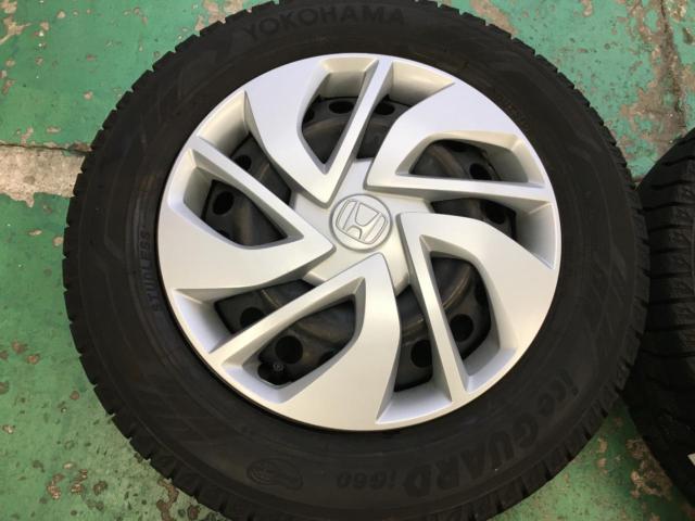 ホンダ GB5 フリード 純正 スチールホイール  + YOKOHAMA iceGUARD iG60