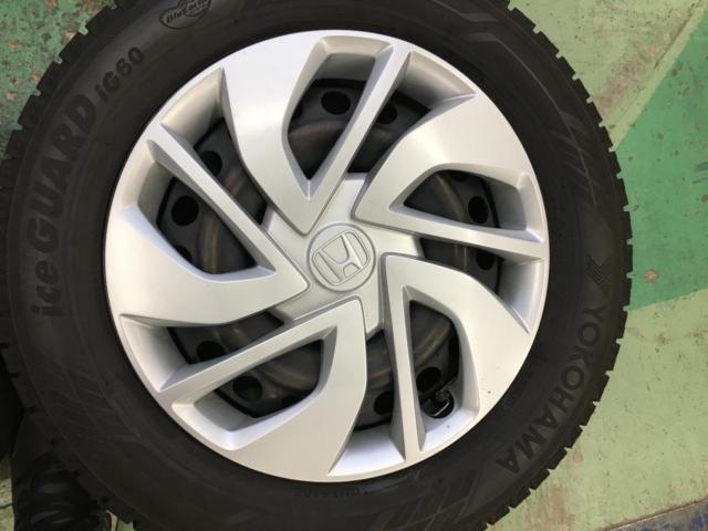 ホンダ GB5 フリード 純正 スチールホイール  + YOKOHAMA iceGUARD iG60