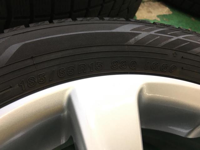 トヨタ K10系 アクア Zグレード 後期 純正 ホイール  + YOKOHAMA iceGUARD iG60