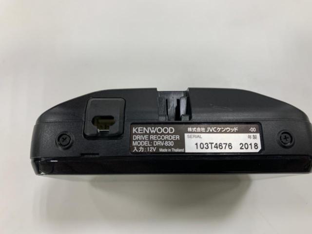 KENWOOD DRV-830【前方向ドライブレコーダー】