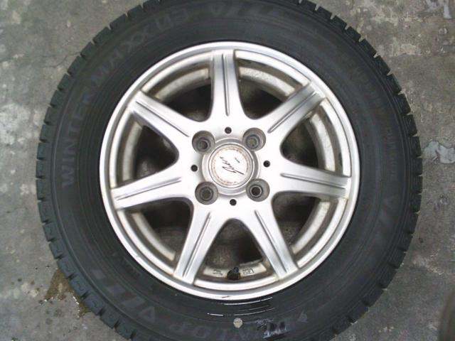 【BR倉庫】DUNLOP WINTERMAXX WM03 + weds JOKER V7