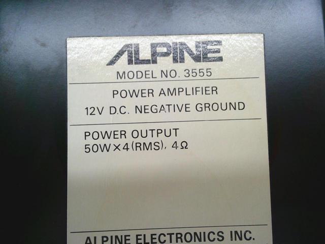 ALPINE 3555