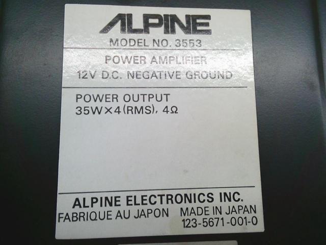 ALPINE 3553