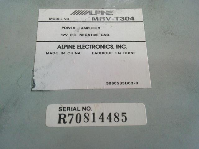 ALPINE MRV-T304