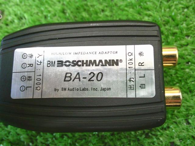 BM-BOSCHMANN
Hi-Lo converter
BA-20