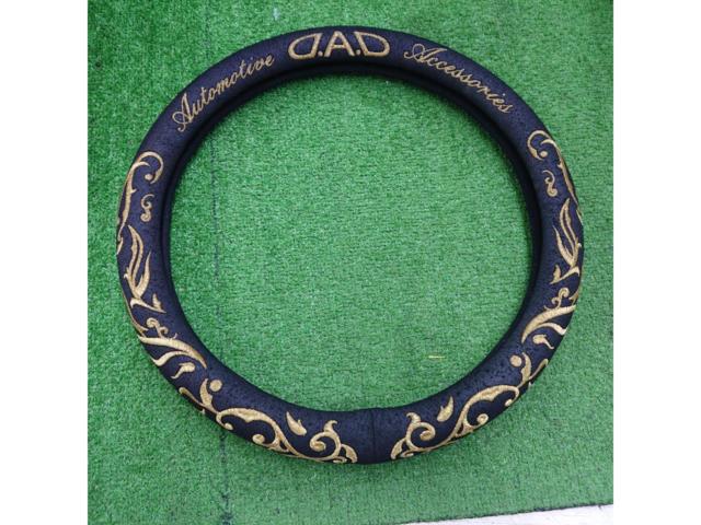 GARSON D.A.D ステアリングカバー アラベスク ゴールド