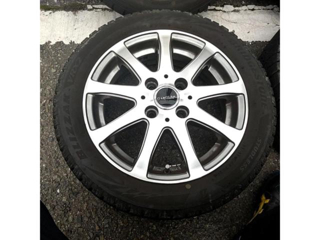 【HOT STUFF(ホットスタッフ)】Laffite(ラフィット) SK-9 (4HOLE)+【GOODYEAR】ICE NAVI6+【BRIDGESTONE】BLIZZAK VRX2