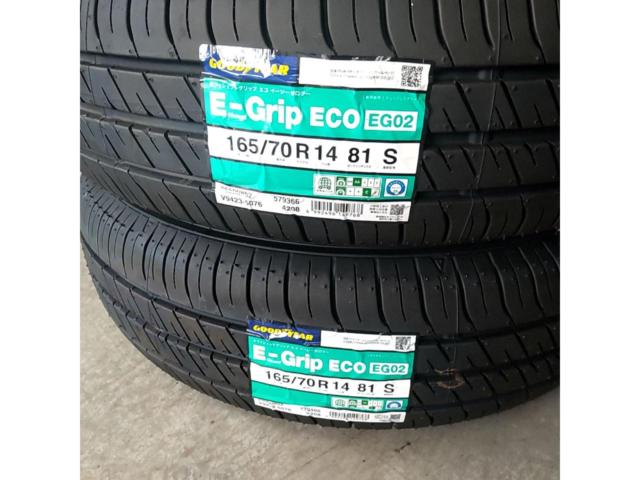 【GOODYEAR】E-Grip ECO EG02 165/70R14 2本セット
