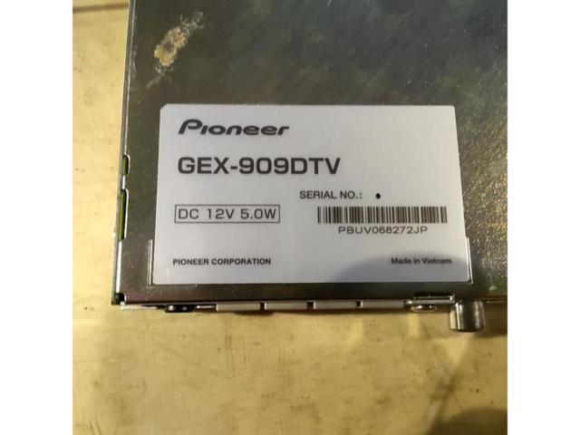 【carrozzeria】GEX-909DTV 地上デジタルTVチューナー