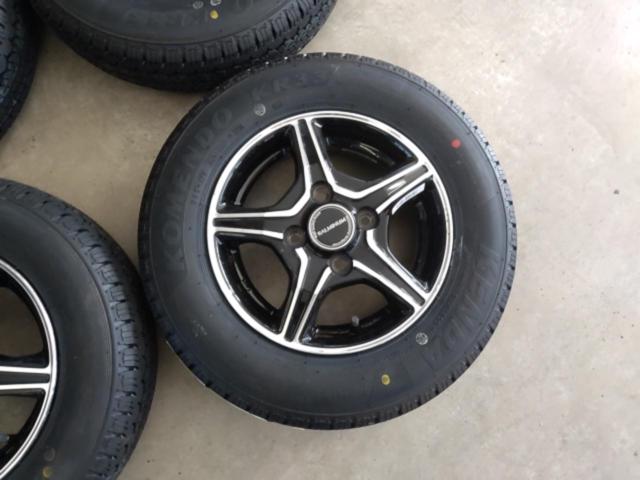 新品タイヤ付! BRIDGESTONE(ブリヂストン) BALMINUM(バルミナ) V5 (4HOLE)  + KENDA(ケンダ) KR33