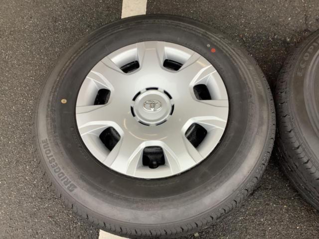 トヨタ純正(TOYOTA)  ハイエース 200系 純正スチールホイール + BRIDGESTONE ECOPIA RD613 107/105S LT  + BRIDGESTONE(ブリヂ