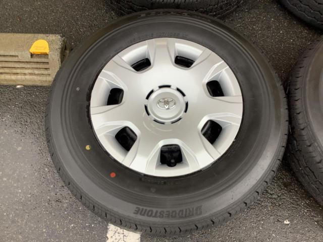 トヨタ純正(TOYOTA)  ハイエース 200系 純正スチールホイール + BRIDGESTONE ECOPIA RD613 107/105S LT  + BRIDGESTONE(ブリヂ