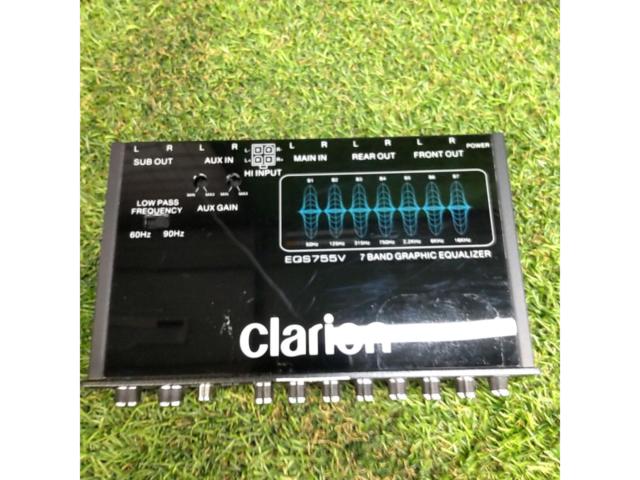 CLARION EQS755V グラフィックイコライザー
