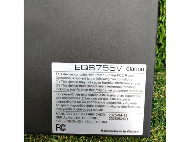 CLARION EQS755V グラフィックイコライザー