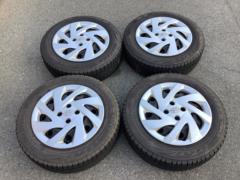TOYOTA アクア スチールホイール + BRIDGESTONE VRX2
